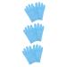 Healeved 3 Pairs Night Moisturizing Gloves Nail Stamp Plates Rosy Lips Care Supplies Moisturizer Gloves Care Hand Gloves Hand Cares Gloves Gel Gloves Lotion Portable Essential Oil