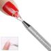 Cuticle Pusher Triangle Cuticle Nail Pusher Peeler Scraper Remove Gel Nail Polish Stainless Steel Cuticle Remover Tool For Nail