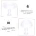Zerodeko 8pcs Easter Stencils Easter Egg Chocolate Easter Candy Cookie Mould Small Dog Biscuits Ice Block Mold Easter Baking Dog Biscuits Small DIY Gift Silica Gel White Cake Mold Household - Buy Online on GoSupps.com