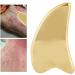 Verdant Touch Brass Gua Sha Tool - Neck Scraping Board for Muscle Pain Relief & Acupoint Massage - Buy Online on GoSupps.com