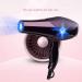 2000W Powerful Quick Drying Salon Professional Hair Dryer Compact Anti-frizz Ionic Hairdryer with 2 Styling Nozzle and Diffuser 3 Heat 2 Speed Settings Blow Hair for Home and Salon Black Small - Buy Online on GoSupps.com