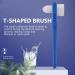 Healvian Denture Brush Toothbrush 3Pcs - Dual Head Hard Cleaning for False Teeth - Buy Online on GoSupps.com