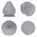 Silicone Trigger Point Massage Ball with Suction Cup - Small Fascia Massage Device for Muscle & Acupuncture Relief (Gray) - Buy Online on GoSupps.com