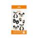 Decora 0500319 PACK OF 8 PANDAS SUGAR DECOR