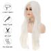 White Long Curly Wig for Women Wavy Synthetic Fiber Cosplay & Daily Wear - Buy Online on GoSupps.com
