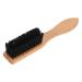 Minkissy beard brush with beech wood handle wild boar bristle mustache brush beard brush hair rasis brush beard brush beard brush men beard comb wood brush balm bamboo men