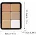 12 Colors Concealer Palette Cream Blush Palette Highlighter Blush Powder Makeup 2-In-1 Face Cosmetics Cream Foundation Palette Long-Wearing Full Coverage Makeup For Flawless Skin (B) - Buy Online on GoSupps.com