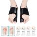 Qwertfeet Bale Toe Corrector - Adjustable Large Toe Separators for Men & Women | Pain Relief for Hallux Valgus - Buy Online on GoSupps.com