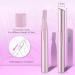 ACWOO Mini Portable Eyebrow Trimmer - Painless Electric Razor for Women Men - Facial Hair Shaver for Brows, Cheeks, Lips - Peach Fuzz Removal (Pink) - Buy Online on GoSupps.com