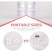 minkissy 3 Sets Eye Cream Box Stackable Clear Plastic Organizer Round Small Cream Jars Makeup Samples Jar Beauty Products Jar Cosmetics Holding Jars Makeup Cream Container Travel Leakproof 6.5x3.7cm Transparent - Buy Online on GoSupps.com