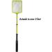 Extendable Insect Zapper Fly Swatter Fly Killer Mosquitoes Racket Swatter Bug Fruit Fly Killer for Indoor and Outdoor-White - Buy Online on GoSupps.com