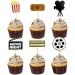 Nenluny 24pcs Movie Night Cupcake Toppers Hollywood Movie Film Cinema Theme Cupcake Toppers for Movie Theme Birthday Cake Topper Decoration - Buy Online on GoSupps.com