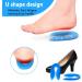 Youery Heel Spur Inserts - 2 Pairs Orthopedic Gel Insoles for Pain Relief & Comfort (M 40-45) - Best Professional Shoe Inserts - Buy Online on GoSupps.com