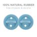 BumiB b Round Pacifiers for 0-3 Months | Sky Blue Pack of 2 | International Shipping - Buy Online on GoSupps.com