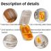 Portable Pill Cutter and Pill Box Set | Travel-Friendly Medication Organizer with Safety Lock | Small Pills Storage (Light Grey - Buy Online on GoSupps.com