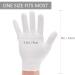 Occan Moisturizing Gloves 30 Pairs - White Cotton Overnight Gloves for Dry Hands, Eczema, Sensitive Skin - Men and Women - Pack of 1 - Buy Online on GoSupps.com