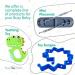 Busy Baby Mat | Mini Silicone Placemat with Toys Tethers | Dishwasher Safe & BPA Free | Includes Travel Sleeve | Pewter - Buy Online on GoSupps.com