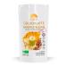 Nature AZ Golden Latte Organic Energy Blend Turmeric Ginger Acerola Lucuma No Added Sugar Low GI Maltodextrin Free Vegan & 100% Natural 145g sachet (approx. 30 servings) Made in France