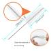 Hearing Aid Vent Earhook Tube Cleaning Brush Kit - 20 Pack White | Hearing Amplifier Accessories - Buy Online on GoSupps.com