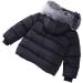 Odziezet Baby Winter Hooded Jacket - Thicken Down Puffer Coat, 0-6 Years, Black - Buy Online on GoSupps.com