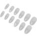 Nail Tips Breathable Artificial Nails Semi-Matte Ultra Thin Transparent Manicure Salon Nail Tips (11#) - Buy Online on GoSupps.com