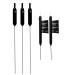 5Pcs Hearing Aid Cleaning Brush | Earpiece Earmold Vent Cleaner| Cleaning Brush with Wax Loop and Magnet| Multifunctional Hearing Aid Vent Cleaning Wire Tool for Sound Tubes Hearing Amplifiers