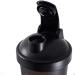 Premium 400ml Shaker Bottle for Protein Powder - Leak-Proof Black Workout Cup with Mixing Ball | Ideal for Fitness & Gym - Buy Online on GoSupps.com