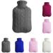 MAIES Hot Water Bottle with Removable Knitted Cover - Large Washable & Cold-Proof for Winter Comfort | International Shipping Available - Buy Online on GoSupps.com