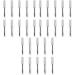 TOVINANNA 30 Pcs Eyelash Tube Mascara Bottles Empty Eyelash Mascara Eyelash Wand Tube Cosmetic White Plastic