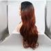 SHIYID Natural Black to Brown Red Wave Lace Front Wigs | Long Heat Resistant Synthetic Hair Wigs for Stunning Styles - Buy Online on GoSupps.com