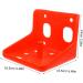 FRCOLOR 2pcs Cattle and Sheep Lick Brick Box Plastic Stand Lamb Feeding Bucket Animal Husbandry Supply Trays 16.6x16.6cm Orange - Buy Online on GoSupps.com