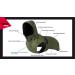 Rukka Pets STREAMY ECO Raincoat for Dogs - Dark Olive Green - Size 40 | Stylish & Sustainable Pet Gear | International Shipping Available - Buy Online on GoSupps.com
