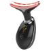 7 Color LED Red Light Therapy Face & Neck Beauty Device - Skin Rejuvenation & Tightening - Glossy Black - Buy Online on GoSupps.com