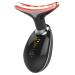 Red Light Therapy for Face, 7 Color Led Face Skin Rejuvenation for Face & Neck Beauty Device, Deplux Neck Tightening Device Glossy Black