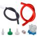 Vailang Soft Silicone Anal Washing Hose Cleaner Kit - Red | Gentle Bidet Shower for Women - Buy Online on GoSupps.com