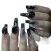 Temperament Manicure Punk Kaze Jun hand-extended custom-made wearable nail removable nail patch.(S)