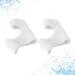 EXCEART Bunion Straightener & Splints 2 Pairs Gel Separator Pads for Pain Relief | White Yoga Orthopedic Brace - Buy Online on GoSupps.com