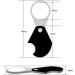 Pull Portable Magnifying Glass 2.5 Times / 45 Times Handheld Reading Magnifying Glass high Power Mirror with LED Lights Good Times - Buy Online on GoSupps.com