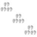FOMIYES 9 Pairs Forefoot Slipper Pad Gel Foot Pads Gel Shoe Inserts Foot Cushion Gel Insoles Sandals Gel Pads Practical Forefoot Pad Metatarsal Cushion Shoes Grip Pads Girl Heel