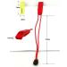 RAYVENGE Safety Whistle with Lanyard for Boating, Hiking, Kayak - Emergency Survival Signal, Red & Yellow - Buy Online on GoSupps.com