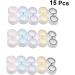 Shop Lurrose 15-Piece Lens Container Set - Travel-Safe Transparent Lens Organizer & Cute Accessories for Contacts - Ideal for International Shipping - Buy Online on GoSupps.com