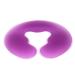 Exceart 1stk U-shaped face cushion Face-spa pillow pad cushion for face massage soft silicone spa pillow spa massage pillows Face pillows made of silicone round violet cpa purple