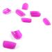 Sethexy Matte Purple False Nails - Short Full Cover Salon Art Design - 24pcs for Women & Girls - Buy Online on GoSupps.com