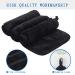 Kinhwa Washcloth Frote - 3 Luxurious Black Microfiber Makeup Remover Towels | Soft Absorbent & Reusable | Lint-Free Facial Cleaning (15cm x 30cm) - Buy Online on GoSupps.com