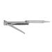 Nail Clippers Stainless Steel Nail Clippers with Hanging Hole Portable Textured File for Home