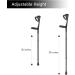 BeneCane Forearm Canes - Lightweight Adjustable Arm Crutch for Comfortable Support - Non-Skid Rubber Tips - Black (1 Pair) - Buy Online on GoSupps.com