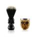 Skull-head roofs shaving brush and shell dead head rasier brush set fashionable skull shape grade cleaning brush best gifts for men /105