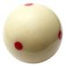 Red Dot Cue Ball, AAA-Grade PRO 6 Dot Billiard Practice Training Measle Que Ball - 2 1/4"