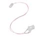 Hearing aid clip pink lanyard multifunctional hearing aid lanyard to prevent fashion from being lost ideal for travel (binaural)