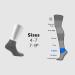 Cosyfeel Women Loose Diabetic Socks | 4-Pack Neuropathy Ankle Socks for Ladies | Super Soft Eco-Friendly Bamboo Material | Durable with Seamless Toe | Multicolour Patterns | 4 Seasons 4-7 SMOKE - Buy Online on GoSupps.com
